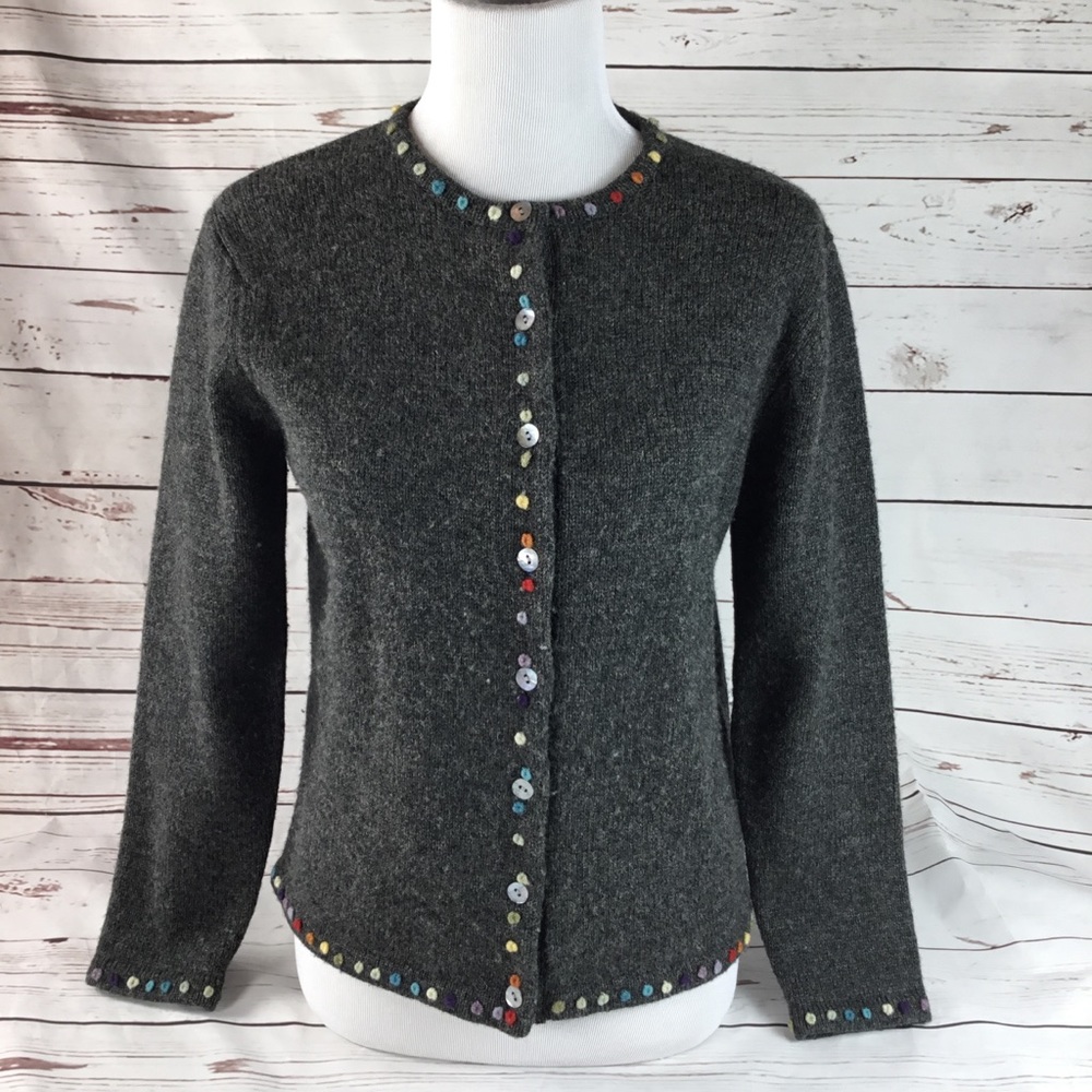 Newton Trading Co Wool Cardigan Multicolored Size PM‎